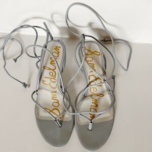 Sam Edelman Strappy Sandals – Coastal Blue (Size 36)